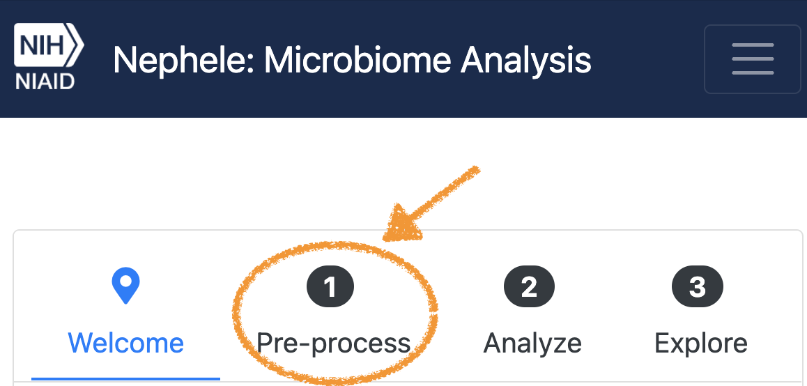 pre-process tab