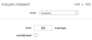 The Overlay Key Figure Format Panel